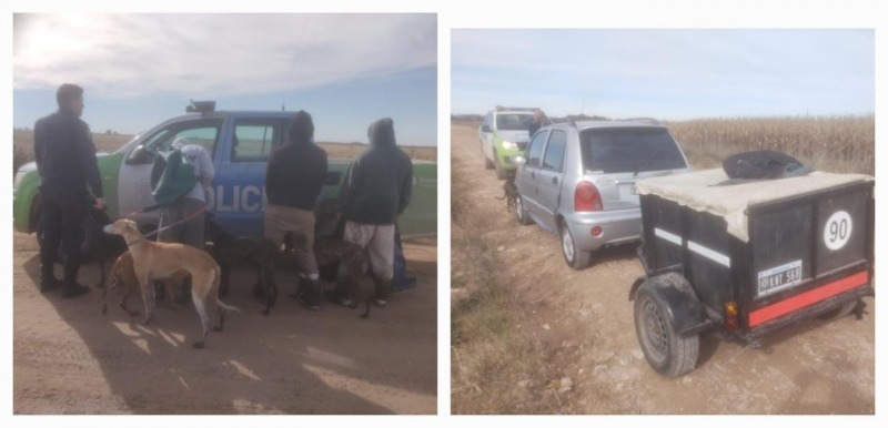 Tres infraccionados por caza furtiva